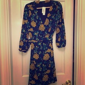 Brand new with tags J crew floral wrap dress